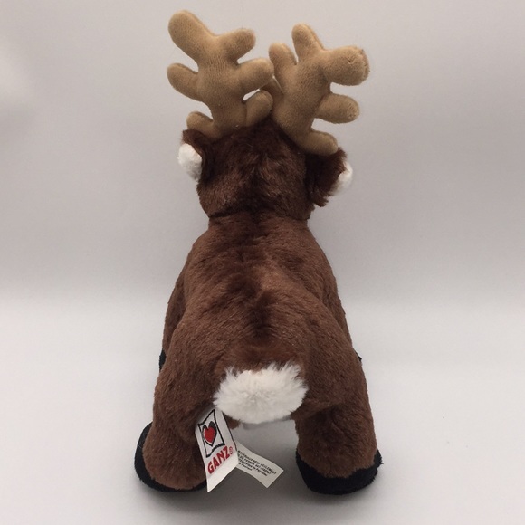 Webkinz Ganz Reindeer Plush HM137 Stuffed Animal Toy - Picture 6 of 9